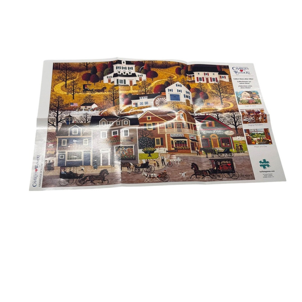 Buffalo Charles Wysocki Hawkriver Hollow 300 Large Piece Puzzle Complete - Picture 3 of 15